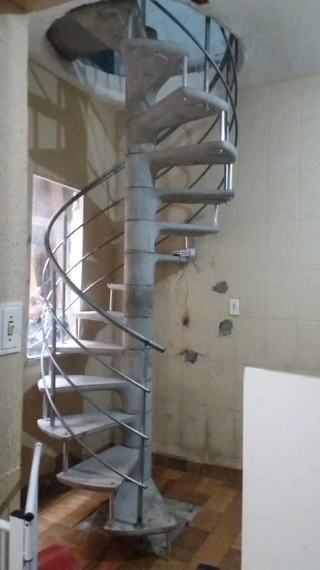 escada caracol pré moldada